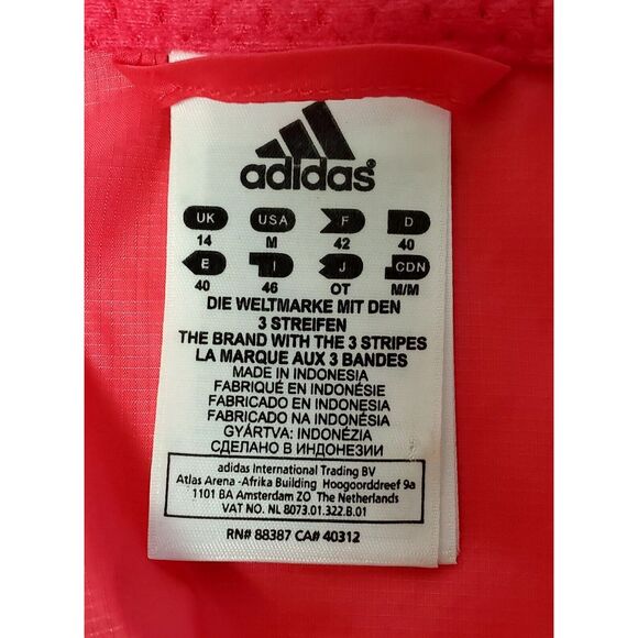 Adidas Jacket Response Formotion Running Light Coat Coral/Black/Reflct Zip WOM M - Picture 11 of 15